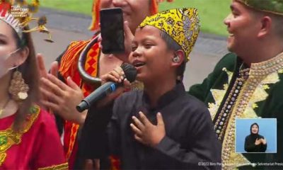 Bernyanyi di Istana Merdeka, Farel Prayoga Selipkan Nama Jokowi