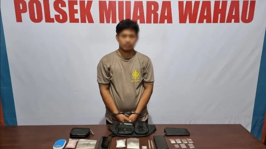 Polsek Muara Wahau Ringkus Pengedar, Amankan Puluhan Gram Sabu-Sabu