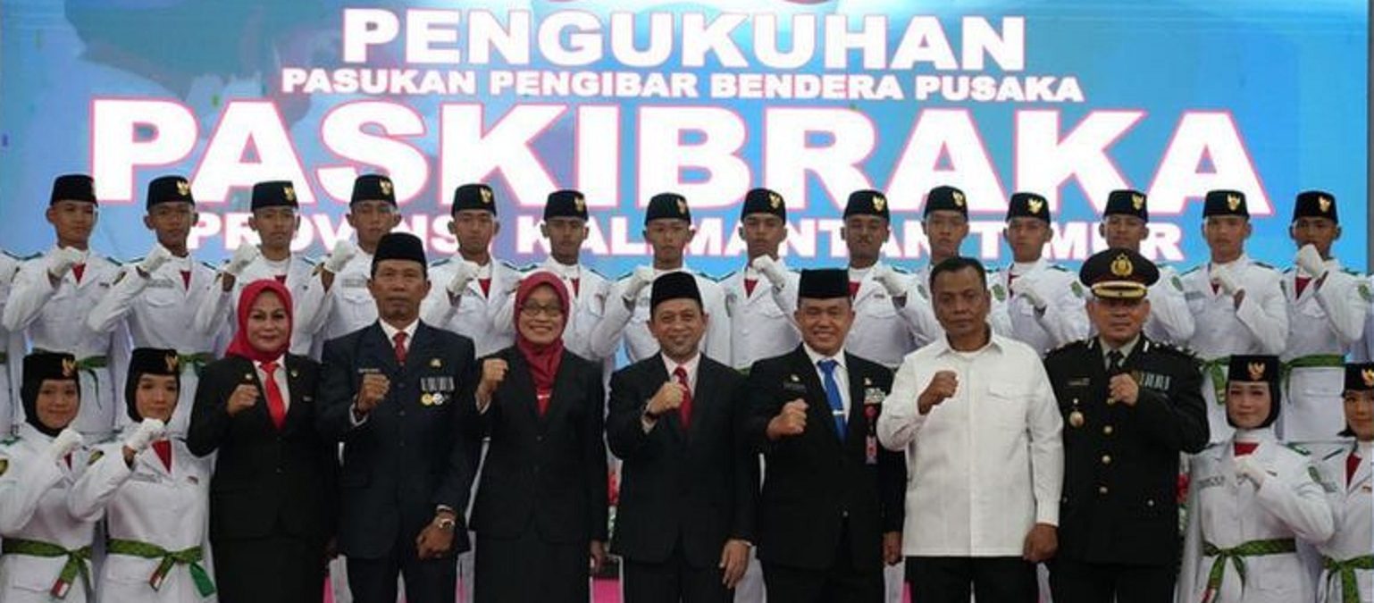 Pengukuhan Paskibraka Kaltim