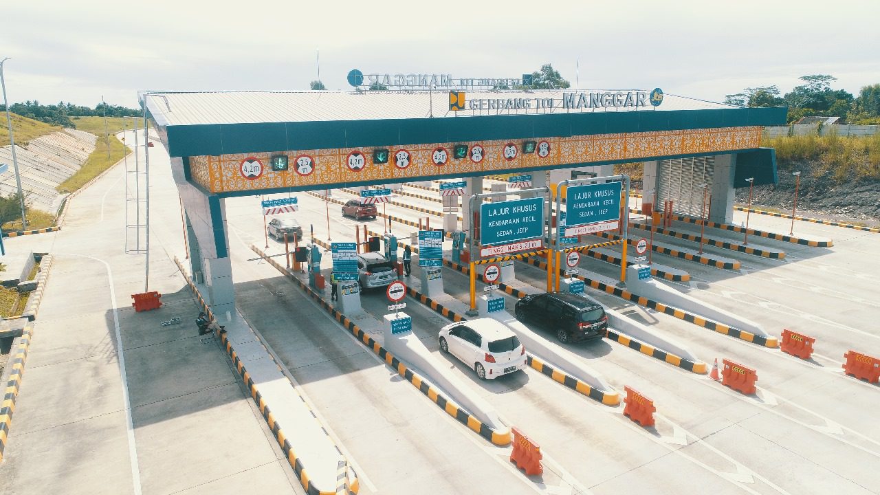 volume kendaraan tol balsam meningkat