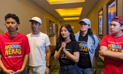 Pemain Film Modual Nekad di XXI SCP Samarinda. (Gio/Kaltim faktual)